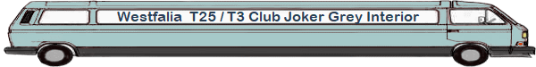Westfalia  T25 / T3 Club Joker Grey Interior