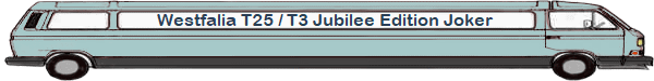 Westfalia T25 / T3 Jubilee Edition Joker 